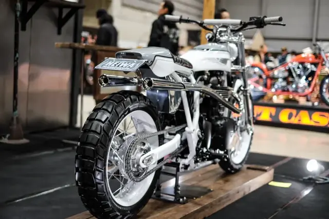 HeiwaMotorcycle以凯旋StreetScrambler...