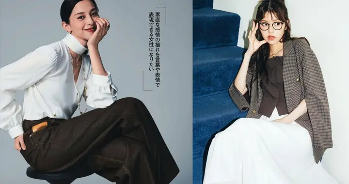 秋天这么穿“棕色+白色”，清雅又贵气，好美！