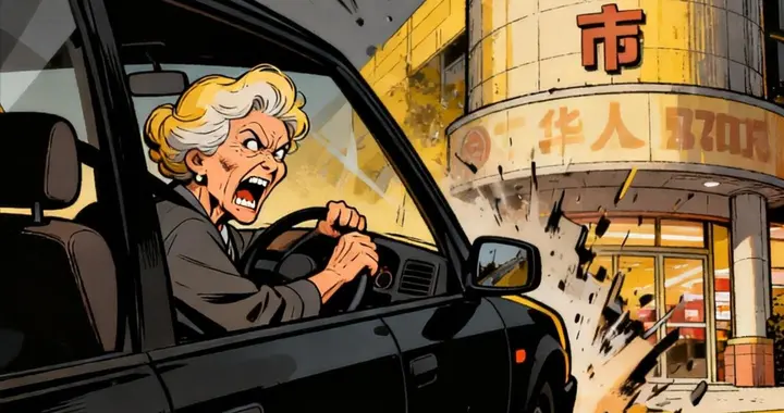 70岁女子驾车撞入洛杉矶华人超市“致3死7伤”，现场惨烈。