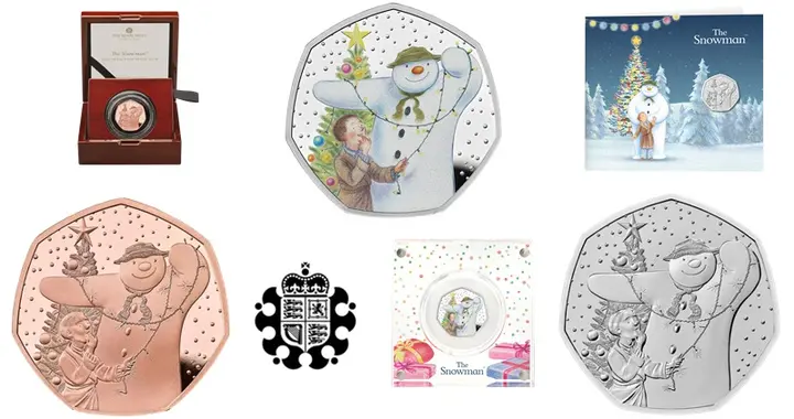 英国：以“雪人”金银币开启圣诞庆祝活动