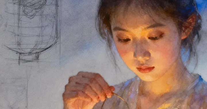 花灯试暖处，财神落掌心