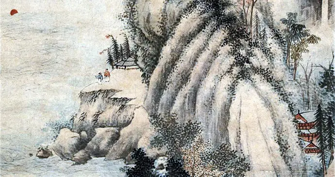 用简单的点画出不简单的效果，山水画中的点法