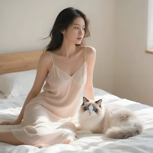 静谧时光里的陪伴—布偶猫