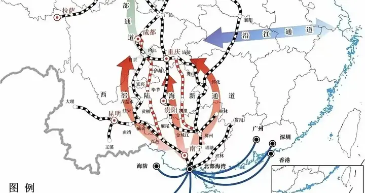 中国广西:“新西部陆海新通道”工程！