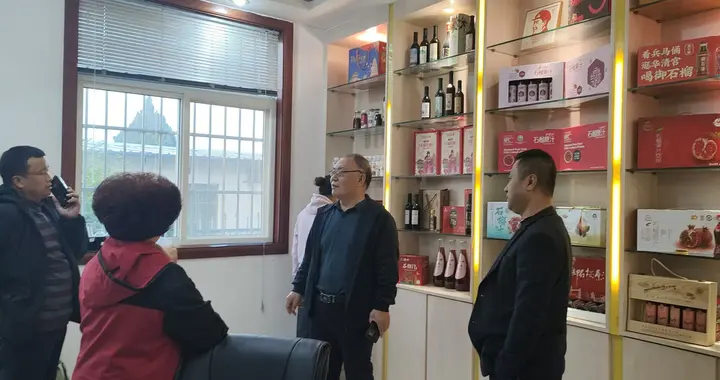 我国著名品牌策划专家李长征一行前往丹若尔石榴酒业考察调研