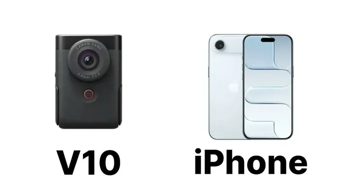 PowerShot V10对决iPhone：拍Vlog，真的有必要再买...