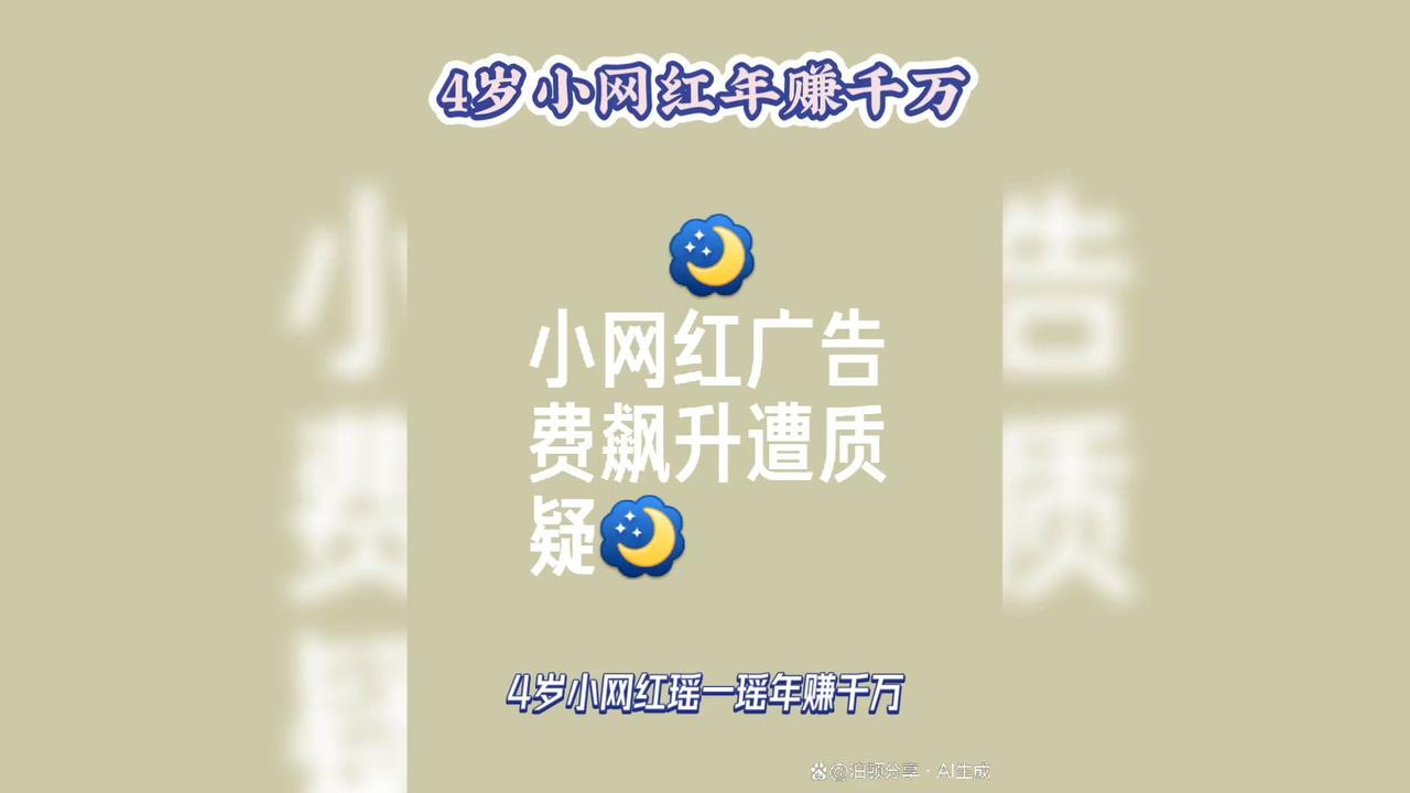 小网红广告费飙升遭质疑