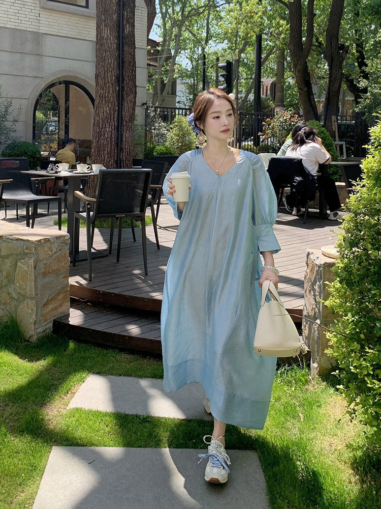 2025年夏季新款穿搭今年流行漂亮绝美淑女高级感气质独特连衣裙女