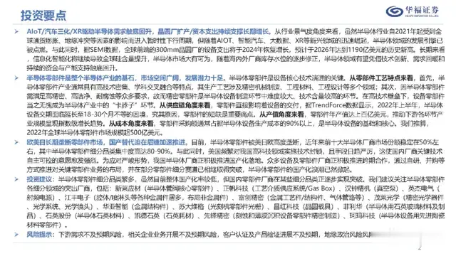 100+页PPT详解半导体零部件行业与国产替代