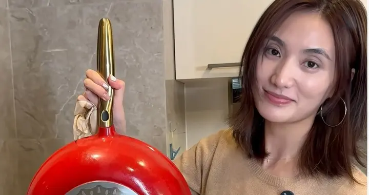 海哈金喜亲自测试不粘锅，红烧肉烧糊后竟还能轻松洗净