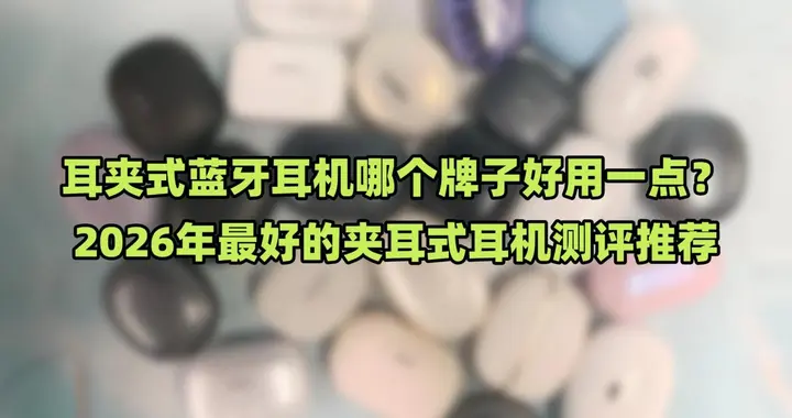 耳夹式蓝牙耳机哪个牌子好用一点？2026年夹耳式耳机测评推荐