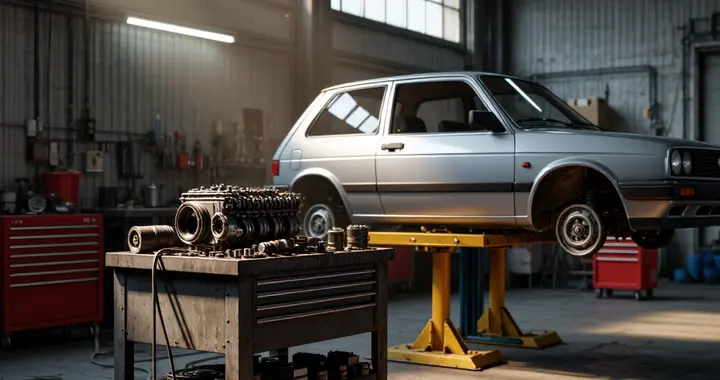 奥迪烧机油免拆修复注意事项