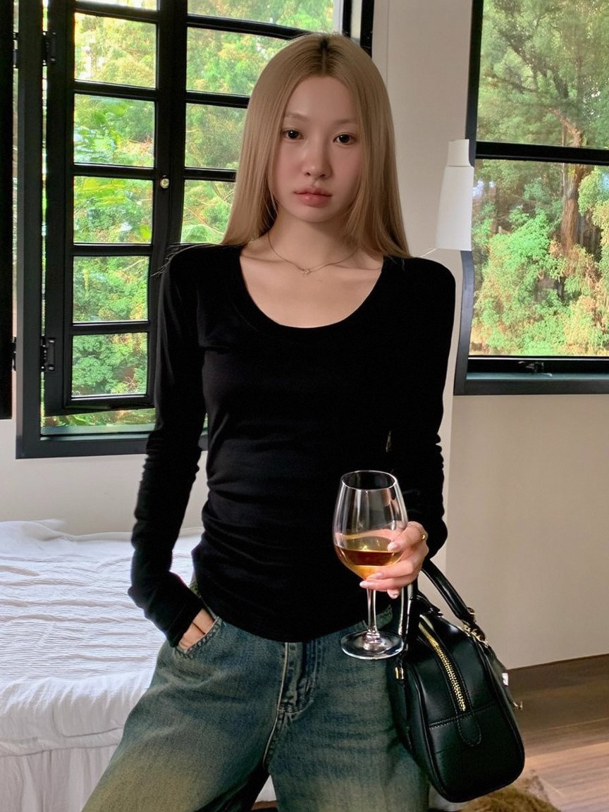 初春穿搭|小个子显高显瘦长袖