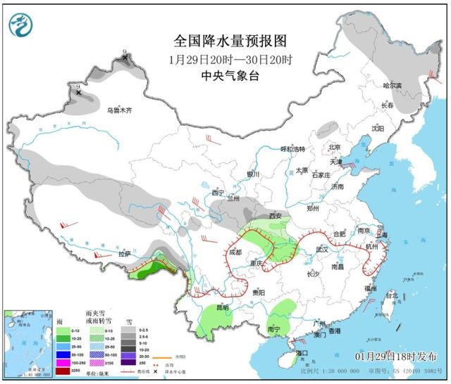 强冷空气一波接一波，气温下降超10℃，蛇年大范围雨雪箭在弦上