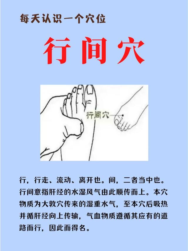 平肝息风——行间穴