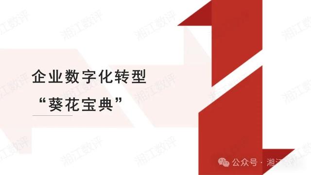 密不外传的企业数字化建设“葵花宝典”（一）