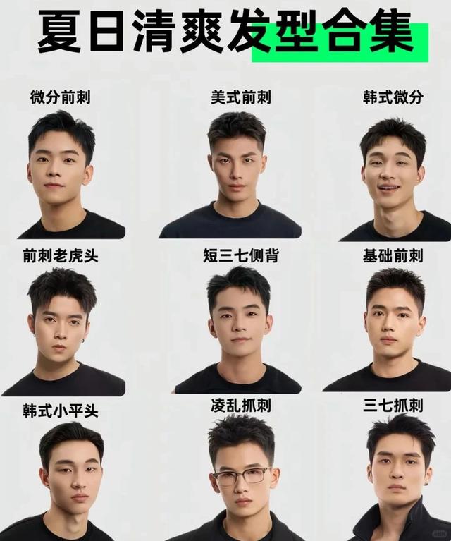 超帅气！适合亚洲男生的夏季发型合集，超全超实用哦！