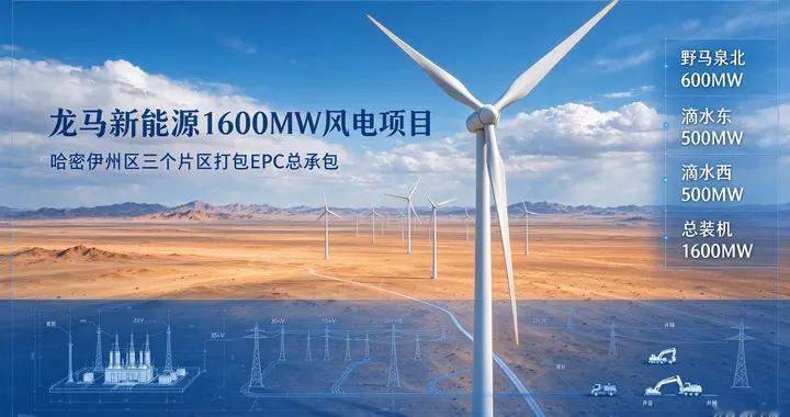 哈密伊州区龙马新能源项目EPC总承包中标候选人