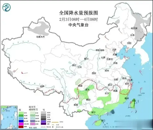 二月初两股冷空气，雨雪大增，分析：2月天气多变，可能有倒春寒