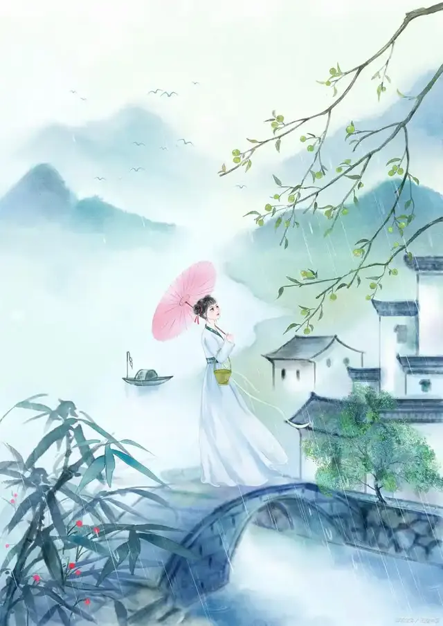 诗词中的“梅雨”，不是古人喜欢忧和愁，而是真正“天公不作美”