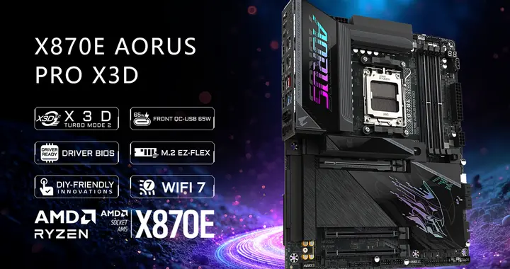 X3D玩家主流选择——技嘉X870E X3D电竞雕主板