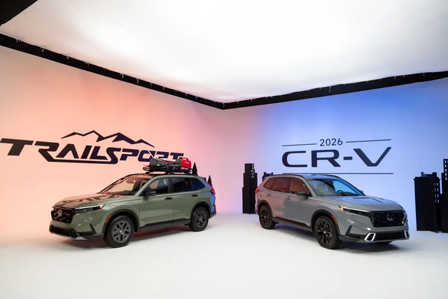 2026款本田CR-V TrailSport版发布：越野元素加持 智能配置再升级