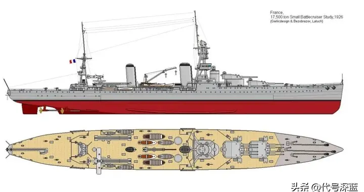 【法国战列舰系列之四】条约阴影下的几款法国主力舰的设计