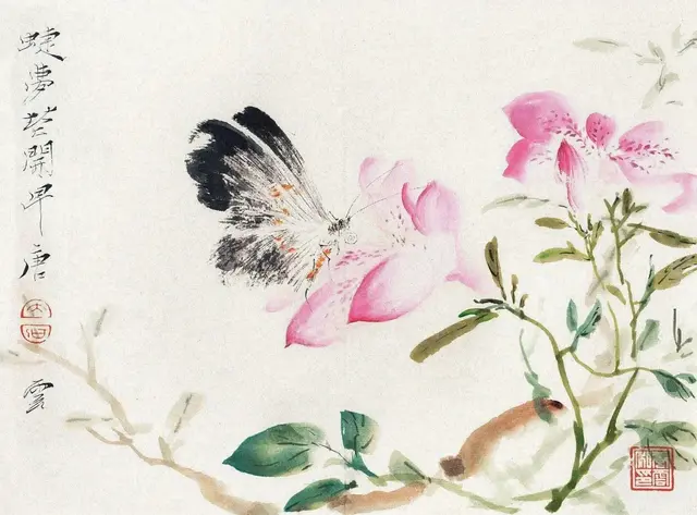 唐云笔下的春花26幅