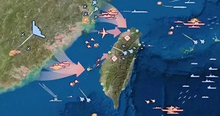 一旦台海战争爆发，可能造成上亿伤亡，解放军或需解决4大战场