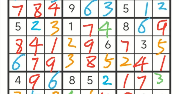 详细讲解一下这个难度适中的数独