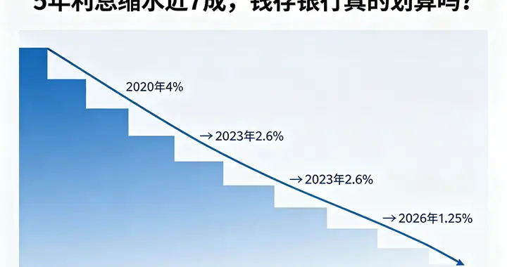 100万存银行，一年后购买力缩水1.2万