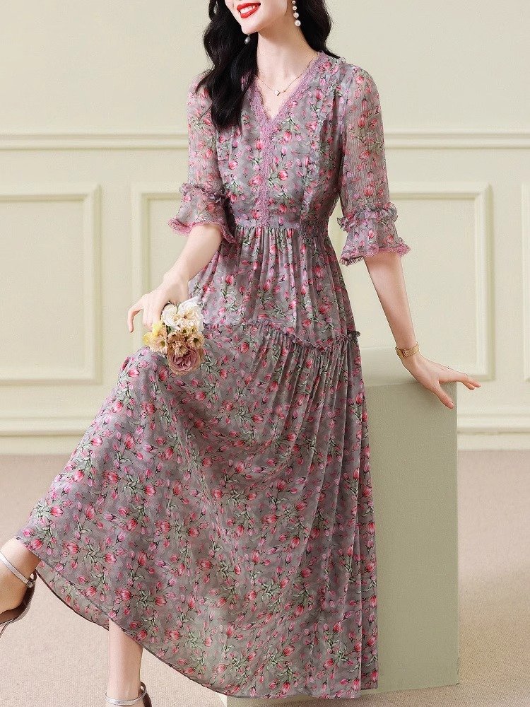 高贵真丝长裙👗宴会女王驾到👑