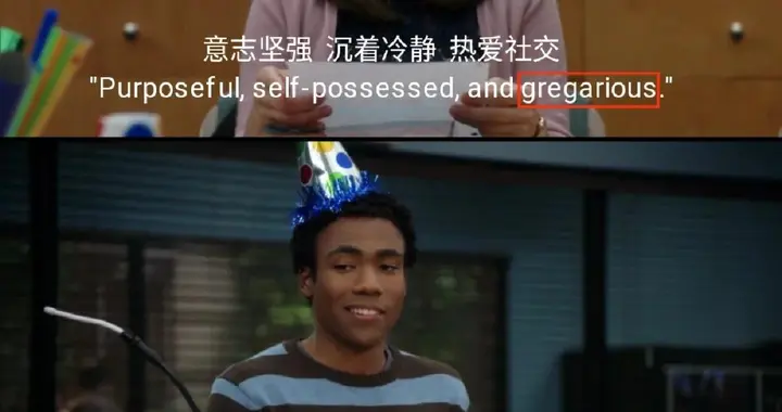 纽约时报高频词：gregarious