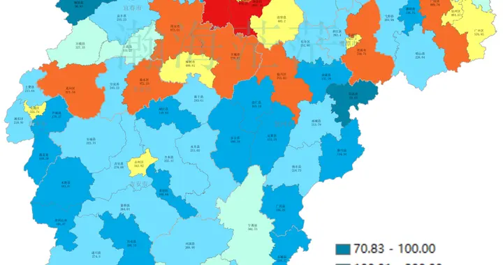 2025年江西省各地市、区县生产总值和人均生产总值