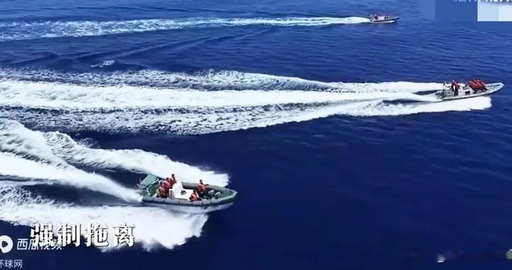 中国海警黄岩岛亮剑，这招强制拖离，是在敲打谁？