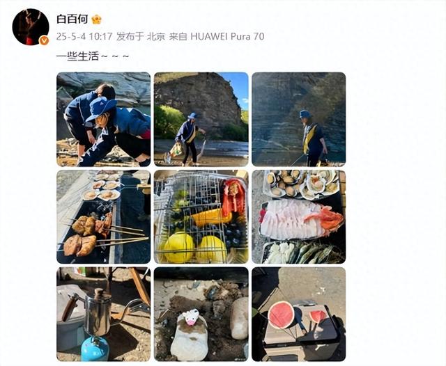 白百何瞒了全网4年的二胎，终于承认了，露营照藏了三个关键细节