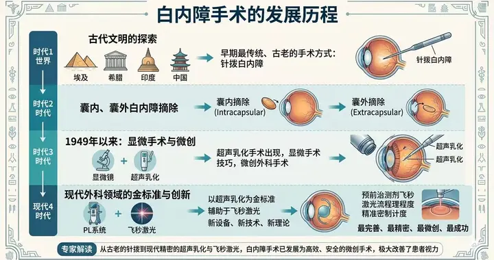 上海眼科院长：白内障手术发展史