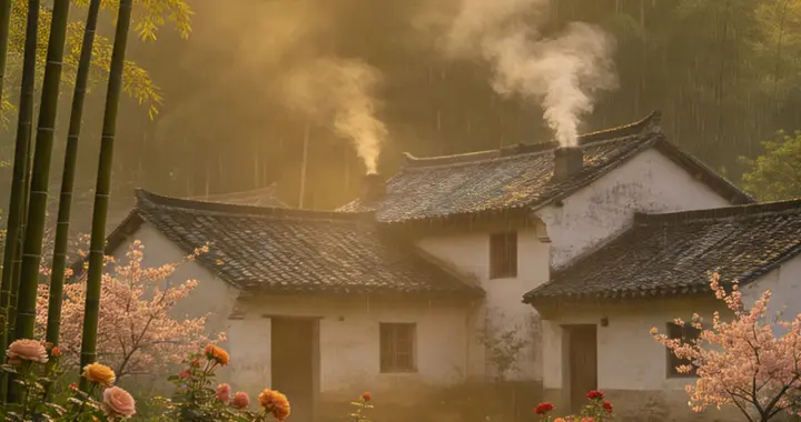 雨后清晨的南方农村，藏着最治愈的人间烟火
