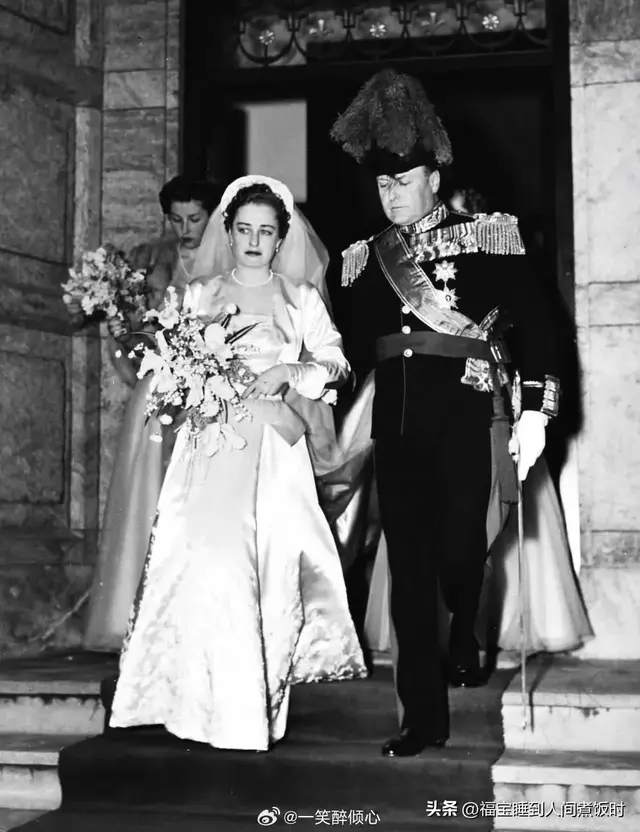 72年前的今天，玛格丽特公主代表英国女王，出席挪威公主婚礼。