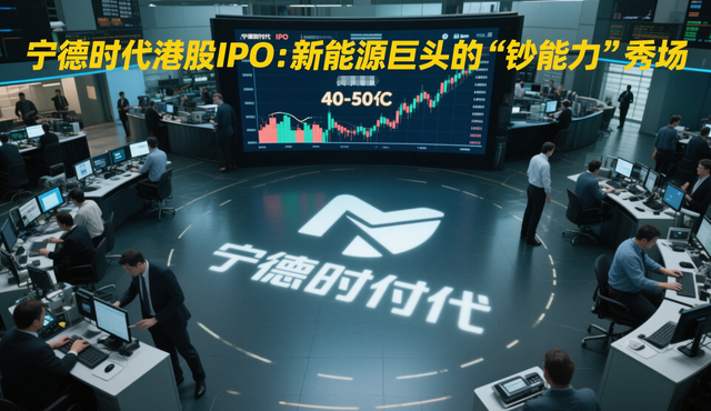 宁德时代港股IPO：新能源“钞能力”秀场，募资40-50亿美元