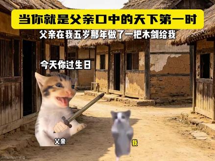 当你就是父亲口中的天下第一时
