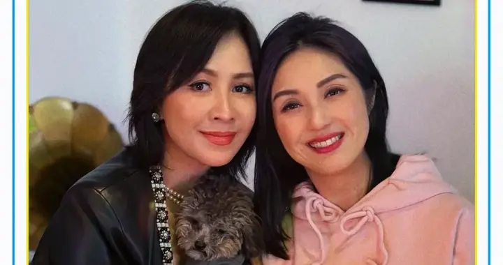 刘嘉玲晒照为杨千嬅庆生，二人状态很好，刘嘉玲的狗狗表情抢镜