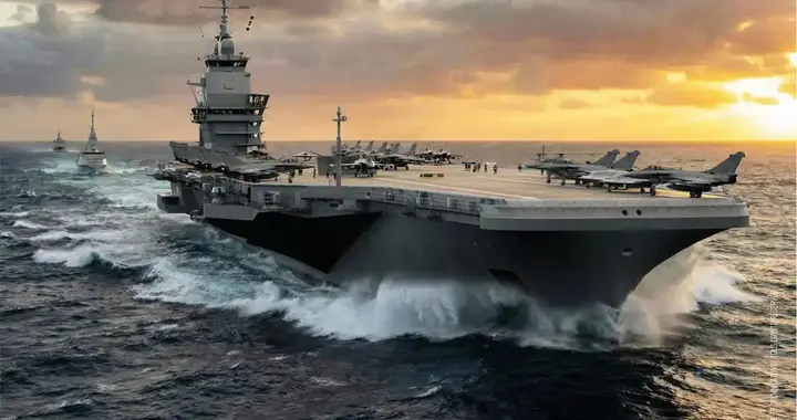 法国下代航母“自由法国”号，2038年建成，航速27节依然跑不快