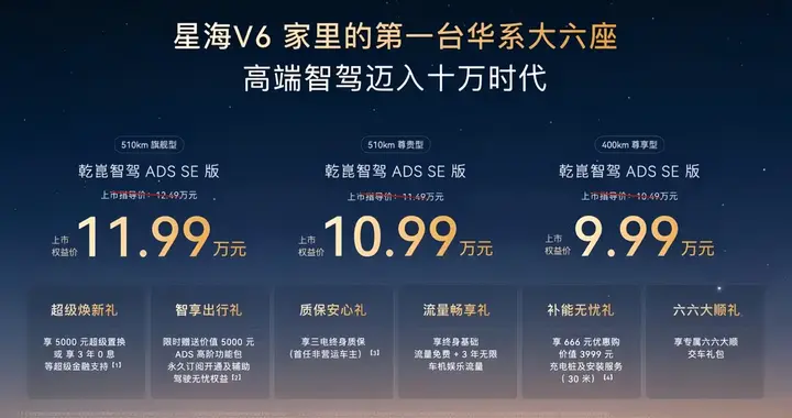 星海V6：华为乾崑智驾SE版的能力边界，恰恰是家庭用户的需求边界