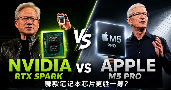 Nvidia RTX Spark 与 Apple M5 Pro，哪款笔...