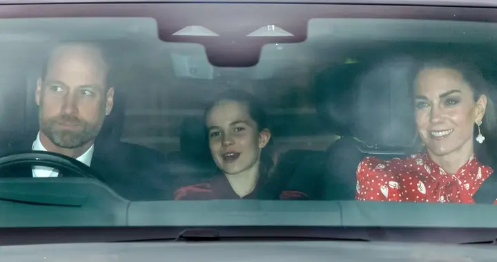 惊喜！威尔士一家出席圣诞午宴，夏洛特穿新衣，路易更新表情包！