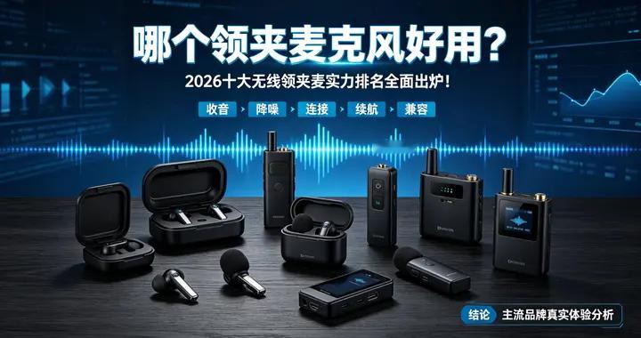 哪个领夹麦克风好用？2026十大无线领夹麦实力排名全面出炉！