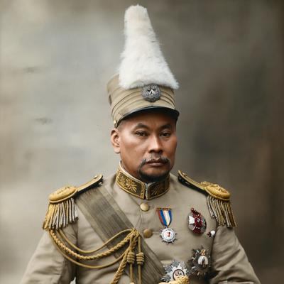 历史小破站：这张肖像照，是民国旧桂系军阀