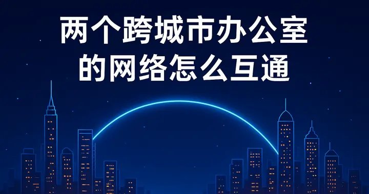 两个跨城市办公室的网络怎么互通？一文讲透企业异地互联方案！