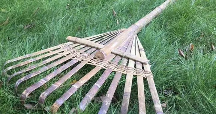 生产队那个年代（188）—传统老物件：竹扒（耙）